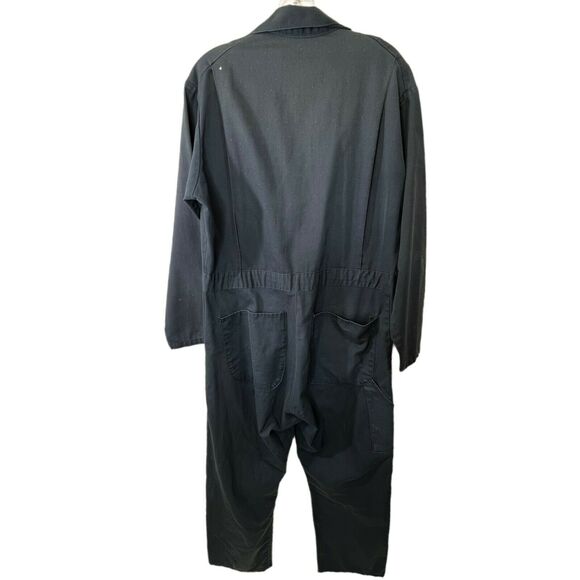Vtg Workwear Outfitters‎ Blue Mechanic Coveralls Jumpsuit Boiler One-piece Sz 40 - Picture 3 of 7